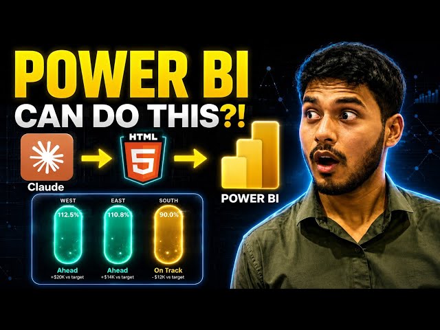 Create ANY Visual in Power BI using Claude AI🤯