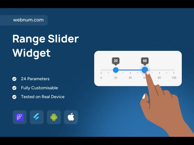 FlutterFlow Range Slider 🎚️ Min/Max Selector with Tooltips 📊 #flutterflow #range #slider