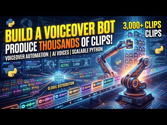 How to Build a Voiceover Bot with Python to Produce Thousands of Clips