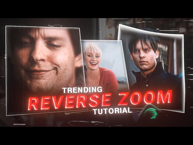 Trending REVERSE ZOOM Tutorial in Alight Motion | Free Preset Included