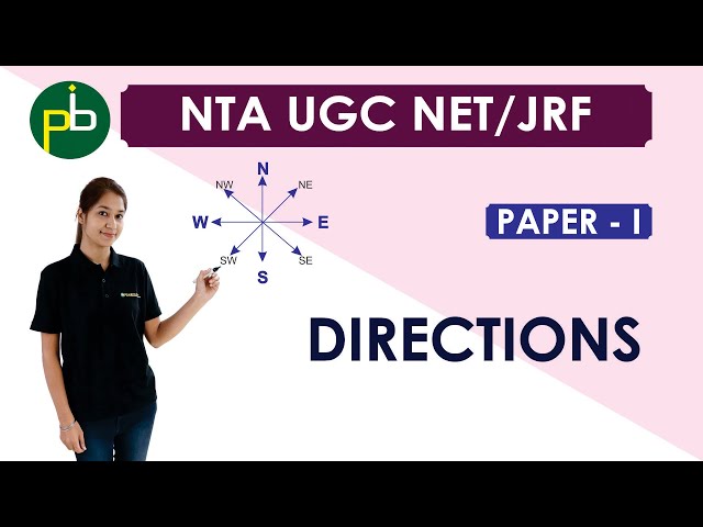 UGC NET/JRF PAPER-I (Reasoning) Directions