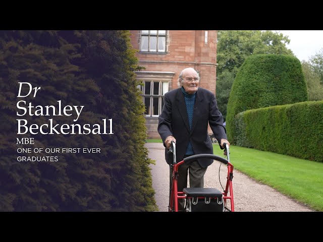 One of our first ever graduates | Dr Stanley Beckensall MBE