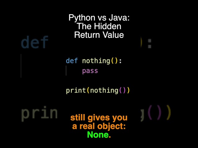 Python vs Java — The Hidden Return Value