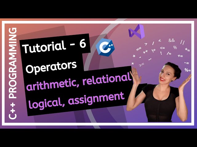 C++ FOR BEGINNERS (2025) - Operators in C++ PROGRAMMING TUTORIAL