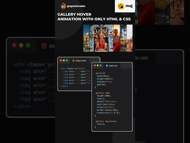 Awesome Photo Gallery using HTML and CSS