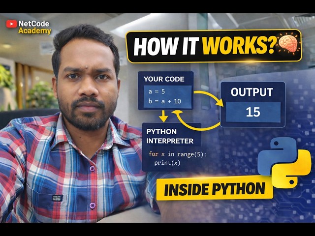 Day 6 - 👉 How Python Actually Works 🤯 (Simple Explanation)