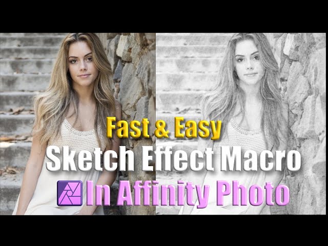 Fast & Easy Sketch Effect Part I: Creating Macro in Affinity Photo 2