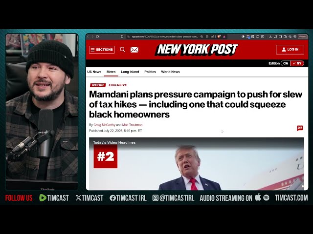 Voting Mamdani BACKFIRES, Liberals FURIOUS After New Taxes Hit Them