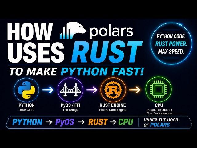 How Polars Uses Rust to Make Python Fast | Python → PyO3 → Rust