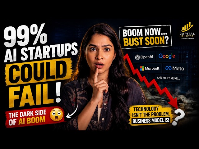 99% AI Startups Could Fail! The Dark Side of the AI Boom 😳