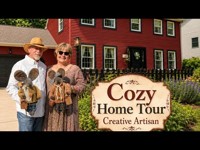 Beautiful Home & Garden Tour Antiques, Primitives, Farmhouse, Cottage