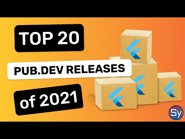 Top Flutter Packages of 2021 - PUB.DEV RELEASES