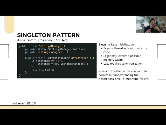 [7.2] Factory, Singleton, Adapter Patterns