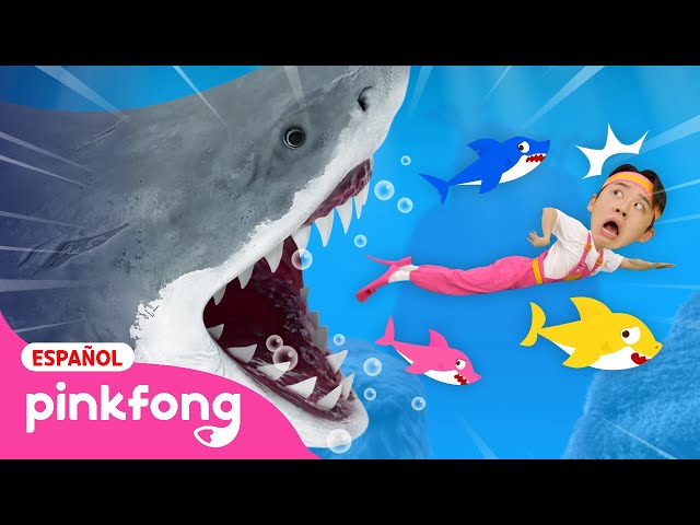 ¡A Escapar! ¡Son Tiburones!😨🦈 | ¡Escapémonos con Hoi! | Clase de Juego de Hoi | Pinkfong en español