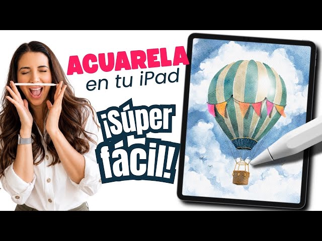 Paint This Hot Air Balloon in Watercolor with Procreate 🎈 | Step-by-Step Tutorial