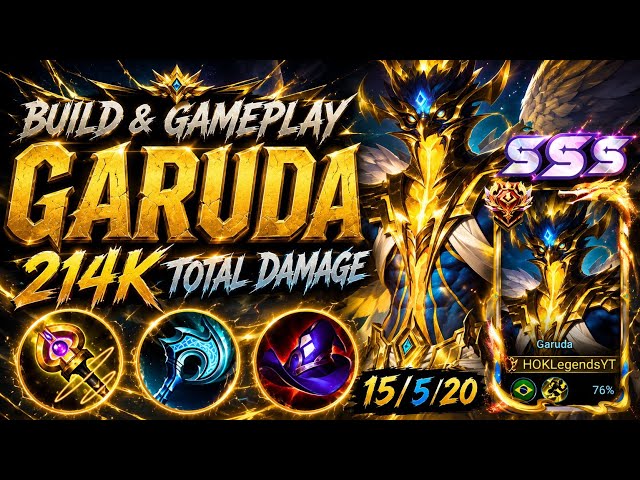 GARUDA HONOR OF KINGS | THE HARDEST GAME SO FAR - RANK LEGEND