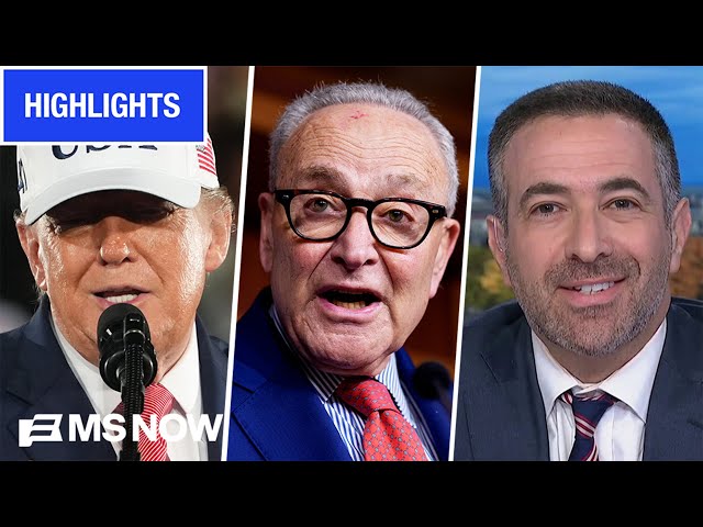 13 days to midterms: ‘Ass talk’ from the president, Dems sue Trump over threats | MS NOW Highlights