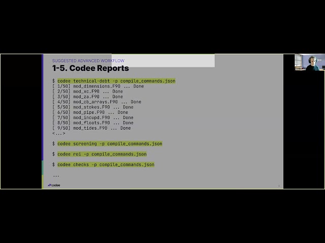 06 - Codee: Automated Analysis of Large Scale Fortran/C/C++ Codes