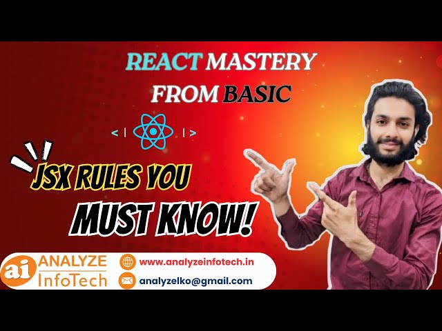 Important JSX Rules in React | Top JSX Rules in React 🚀#react #nodejs