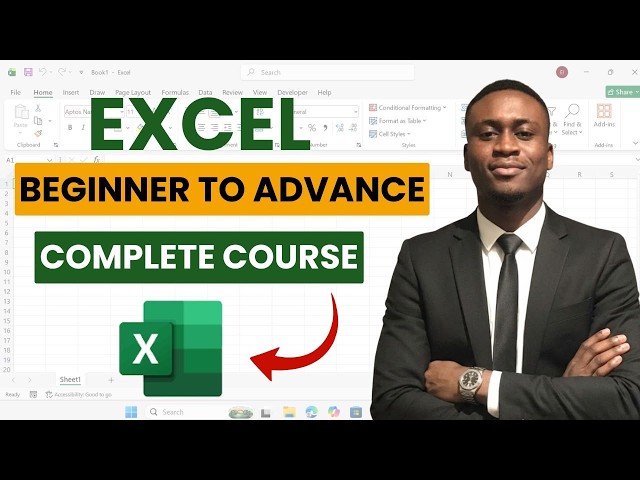 FREE Excel Course: Beginner to Advanced Tutorial (2026)