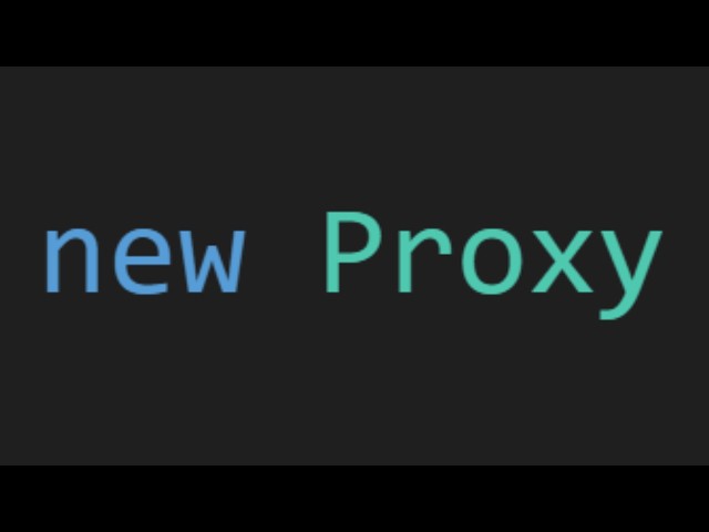 Proxys in js