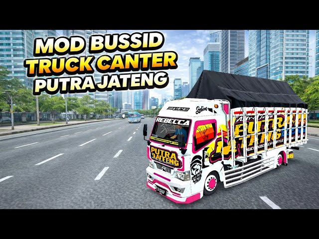 mod bussid truck canter putra jateng - bus simulator indonesia