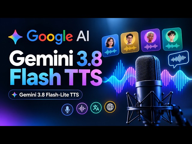 Gemini 3.8 Flash TTS — Google Just Made AI Voices INSANE