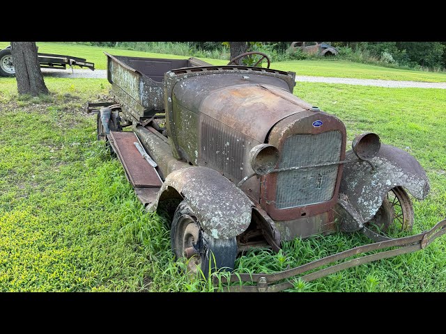 Will it run after 60 plus years 1928 Model A roadster truck ￼
