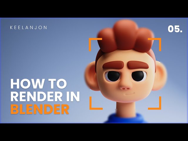 Blender Beginner Tutorial - How to Render in Blender - Blender 3.4