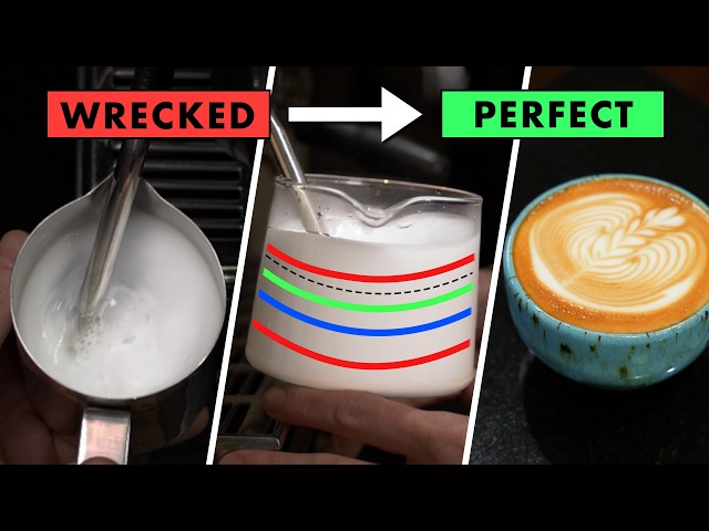 Froth milk better than 97% of baristas in under 5 minutes