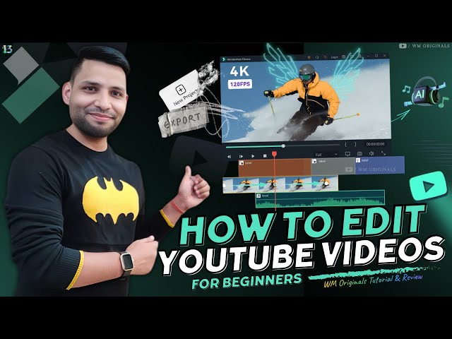 How to Edit YouTube Videos for Beginners (2024) AI Video Editing Software to Create YouTube Videos