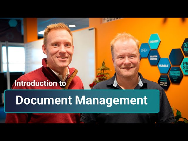 Introduction to Omega 365 Document Management