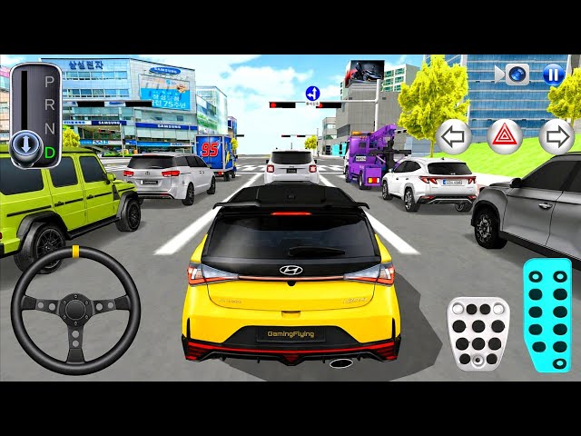 New Yellow i20n Car Drive to City - 3d Driving Class android game play video || Car Game #cargame