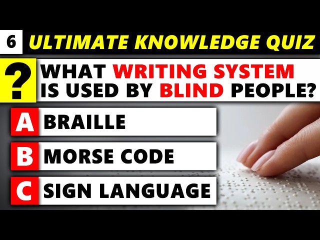 Science, Literature and Everything In Between (Ultimate Knowledge Quiz 6)