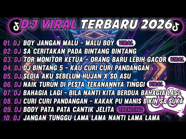 🎧 DJ TIKTOK 2026 TERHITS NONSTOP! DJ BOY JANGAN MALU MALU BOY 🔥 DJ KAKAK PU MANIS