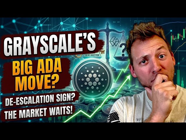 CARDANO ADA: ¿Qué significa este movimiento de Grayscale? ¿Otra vez una desescalada? ¡El mercado ...