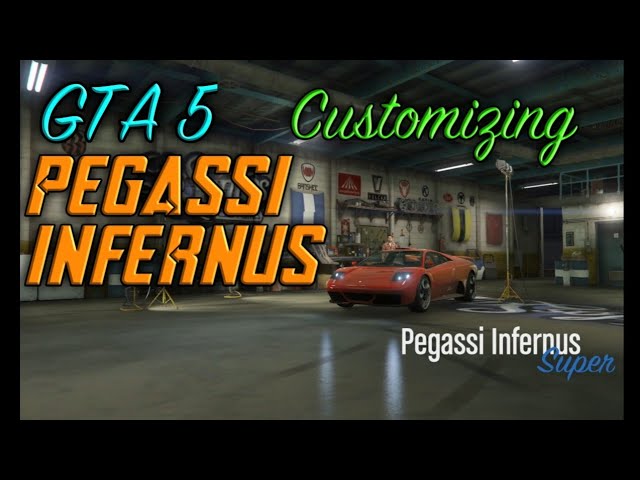 #910gaming GTA V (5). Modding the PEGASSI INFERNUS SUPER car.