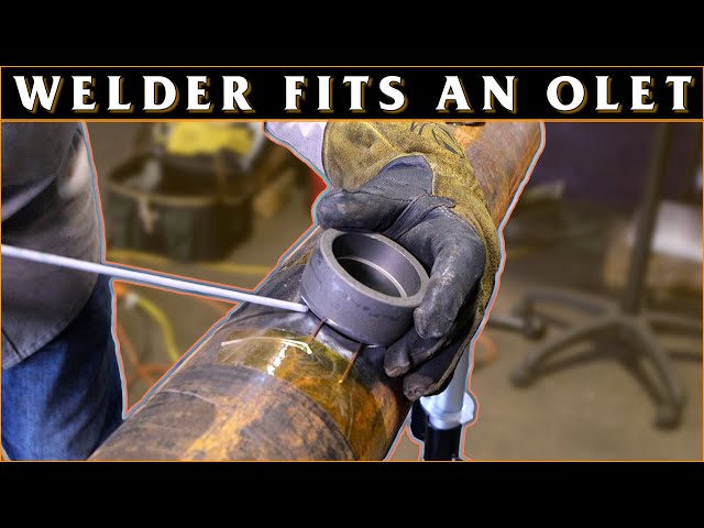 A Welder Fits-up an Olet Using Basic Hand Tools | Pipe Fitting