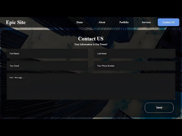 How to Create a Contact US Page Using HTML and CSS