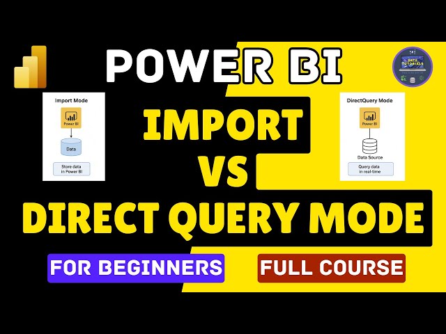Import vs Direct Query in Power BI 🔥 | Which One Should You Use? Power BI Tutorial 2026