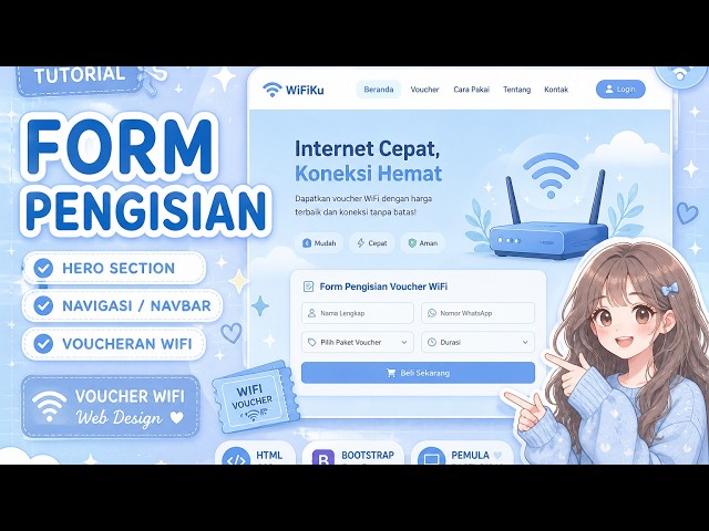 Web Landing Page Hotspot TEFA – Bootstrap 5