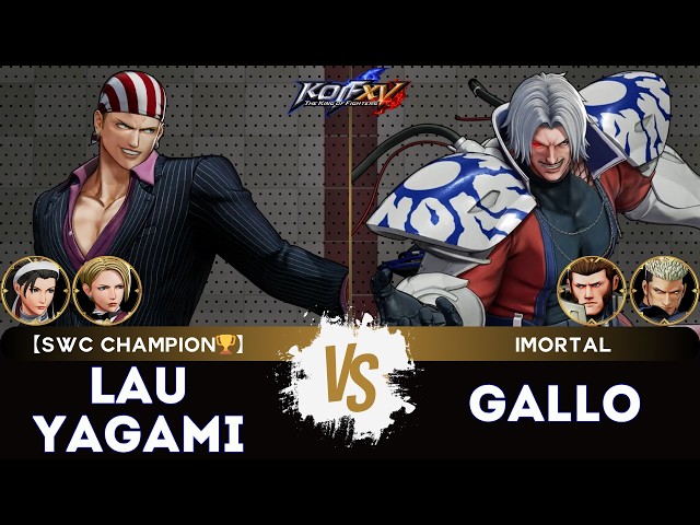 KOF XV ▰ LAUYAGAMI (Billy/King/Chizuru) 🆚 GALLO (Maxima/O.Rugal/Goenitz) 🎞️Replay Match - 5/26