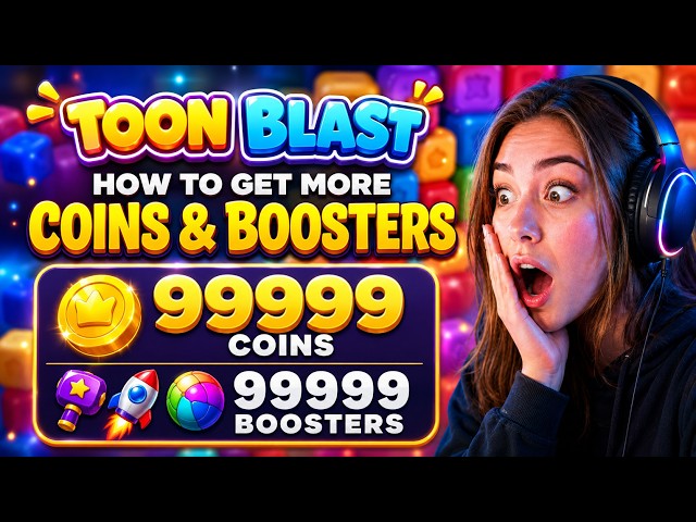 Toon Blast Hack – How To Get Unlimited Coins, Gold & Boosters