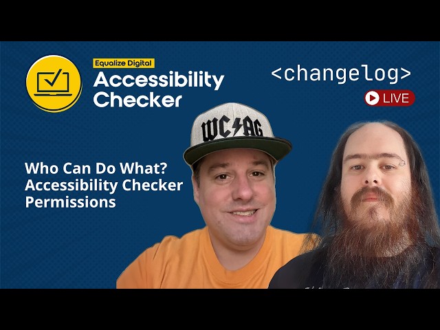 Who Can Do What? Accessibility Checker Permissions