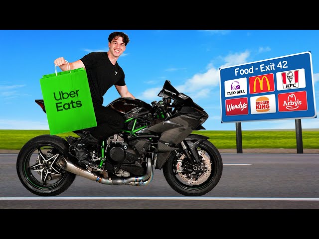 I Tried Uber Eats on a Ninja H2