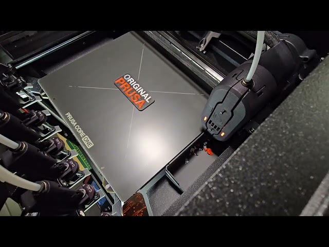PRUSA INDX printing first run 2