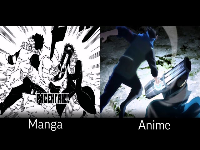 Boruto anime vs manga comparison | Boruto: Naruto Next Generations