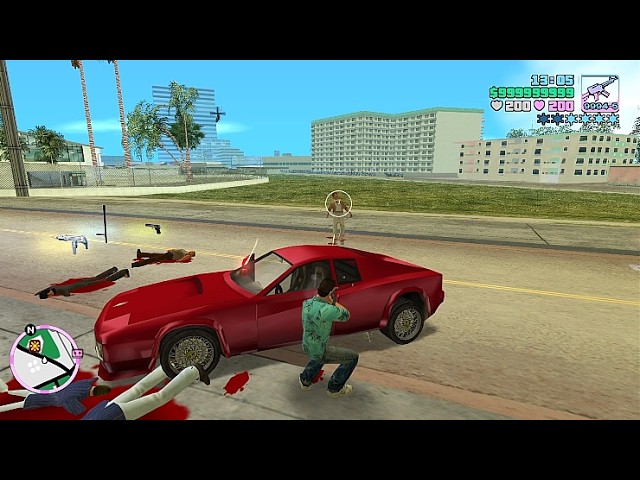 LIVE Tommy vs The Whole Police Force 😱 GTA VICE CITY #shorts #gaming #gtavicecity #gta