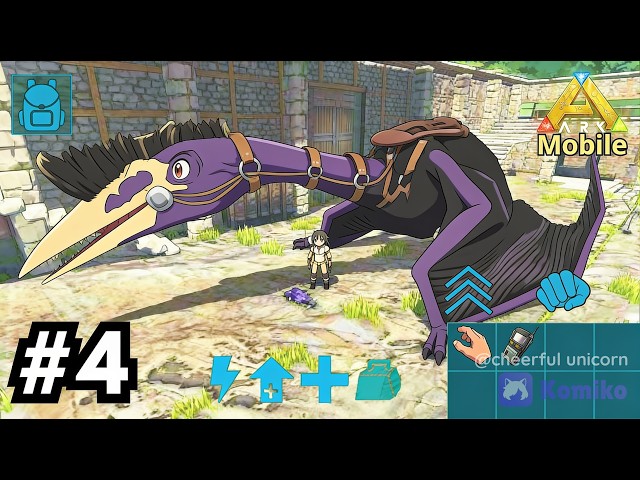 Taming HIGH Level QUETZAL Very EASY (EPISODE 4) RAGNAROK - ARK ULTIMATE MOBILE EDITION