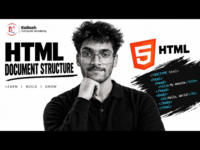 HTML Document Structure Explained in Hinglish | DOCTYPE, HTML, HEAD, BODY, TITLE & BASE | Module 2